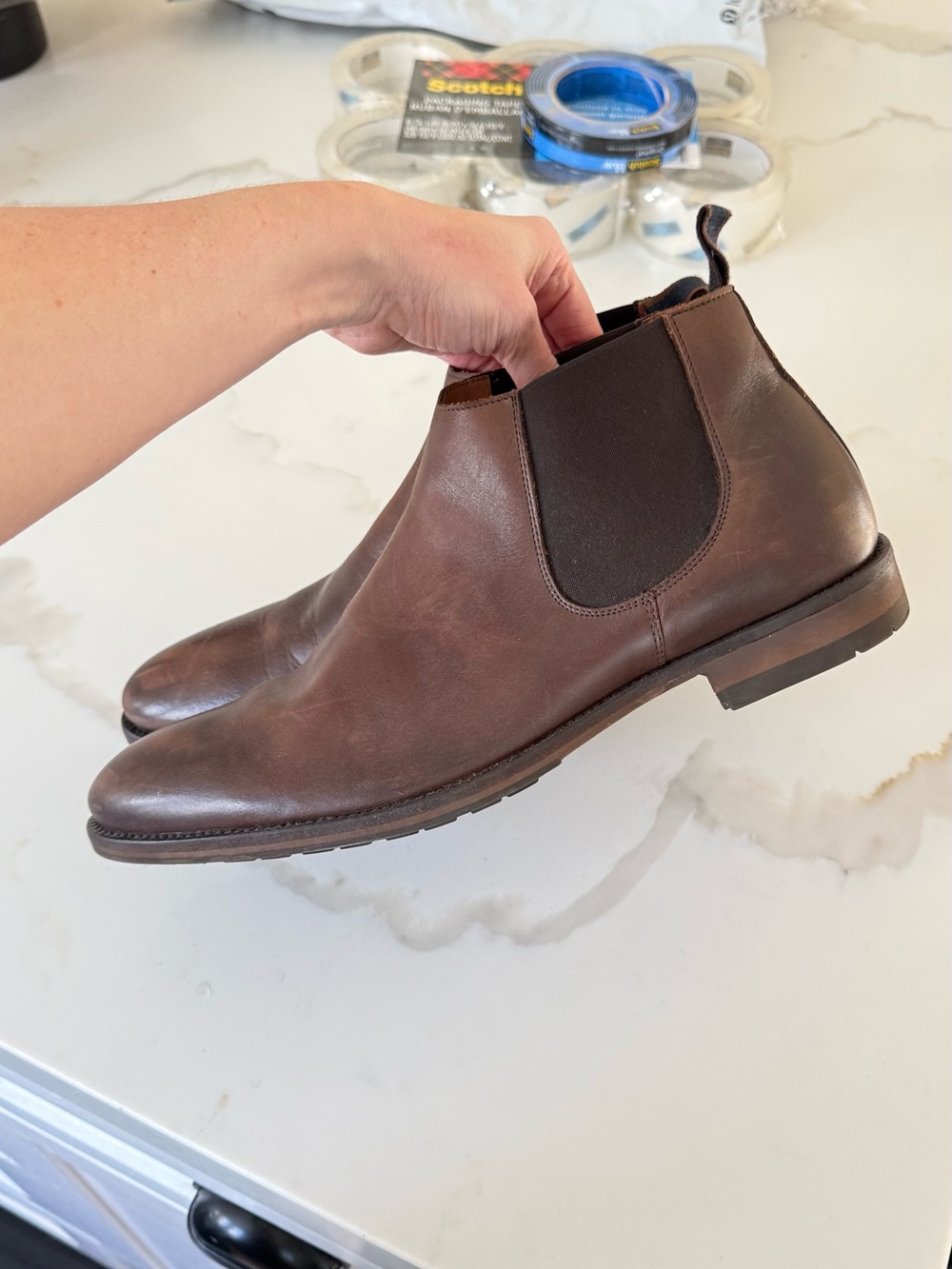 Todd & Gunn Men's Farmlands Chelsea Boots - Picture 7 of 9